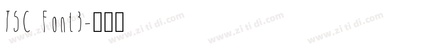 TSC Font3字体转换